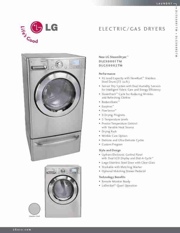 LG Electronics Clothes Dryer DLEX0001TM-page_pdf
